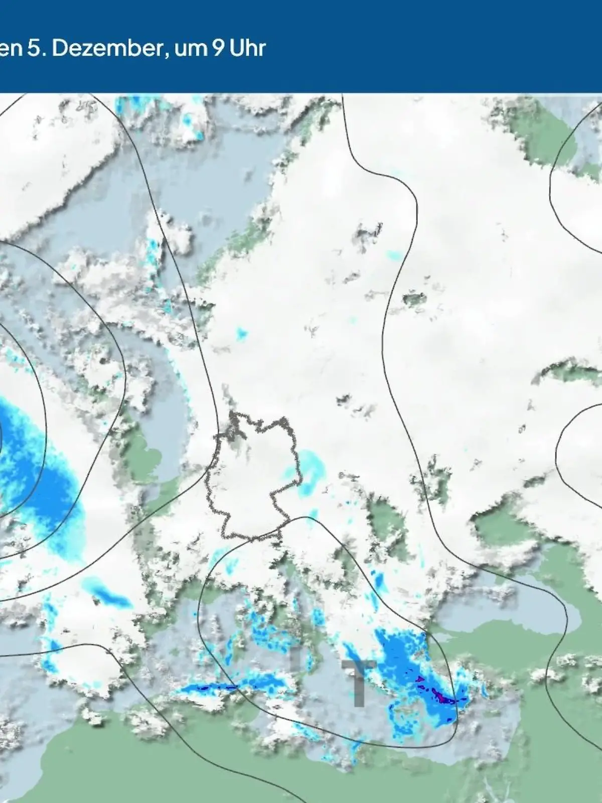 Bild zu: "Die Wetterlage der kommenden 5 Tage"