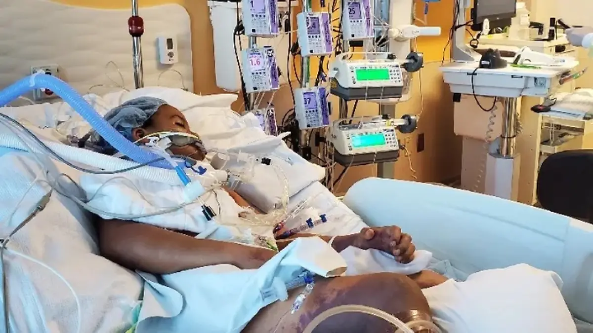 Kaden kämpft nach einer Grippe im Krankenhaus um sein Leben.