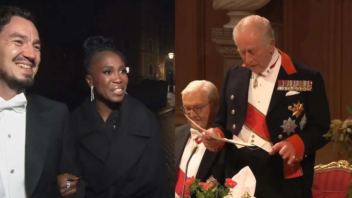 Motsi Mabuse: So nah war sie König Charles Staatsbankett in Windsor