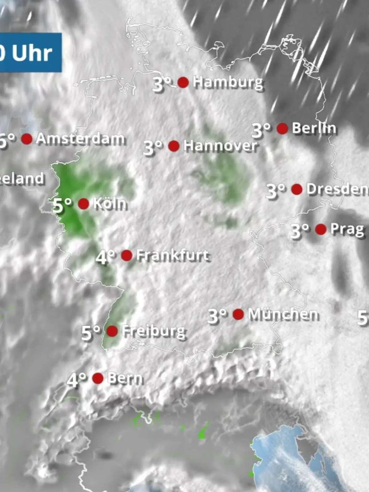 Bild zu: "Viele Wolken, wenig Niederschlag"