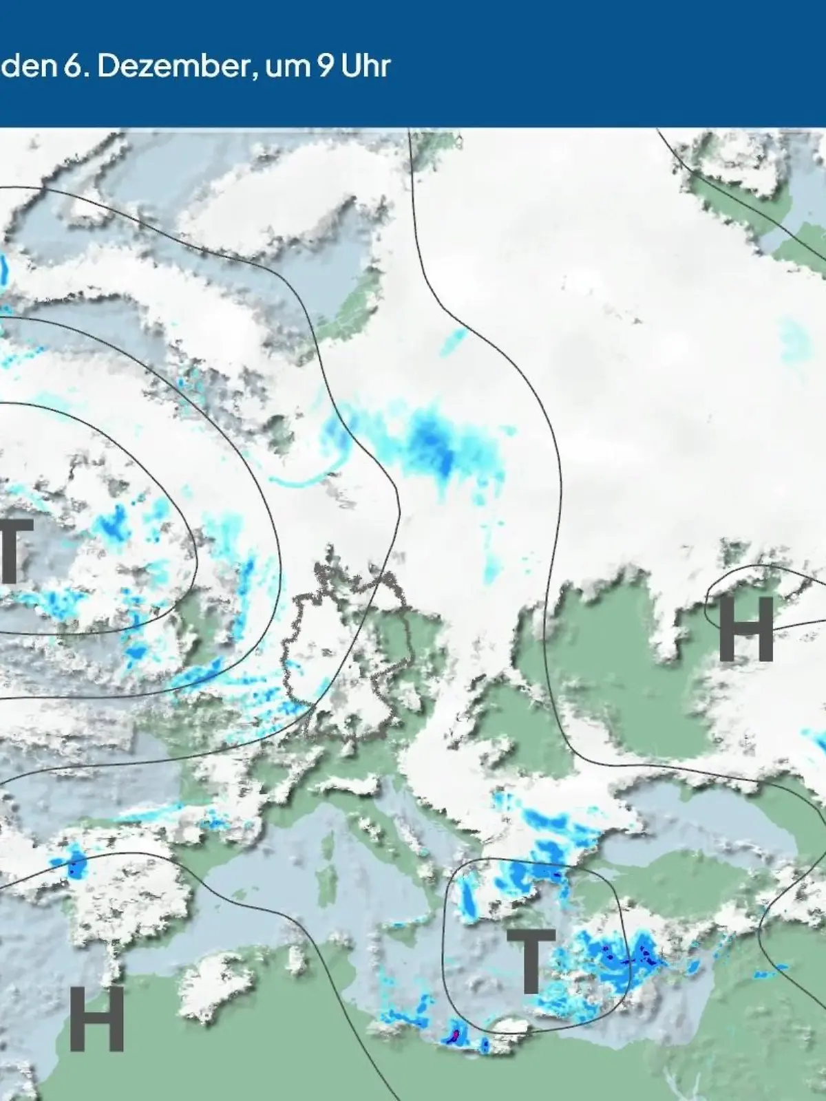 Bild zu: "Die Wetterlage der kommenden 5 Tage"