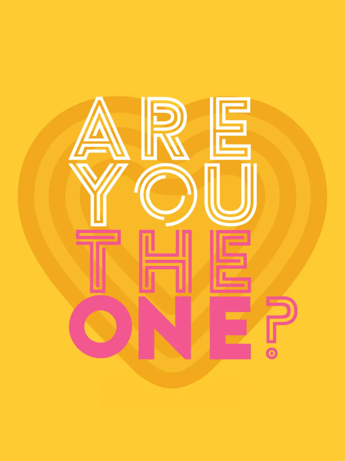 Bild zu: "Are You The One"