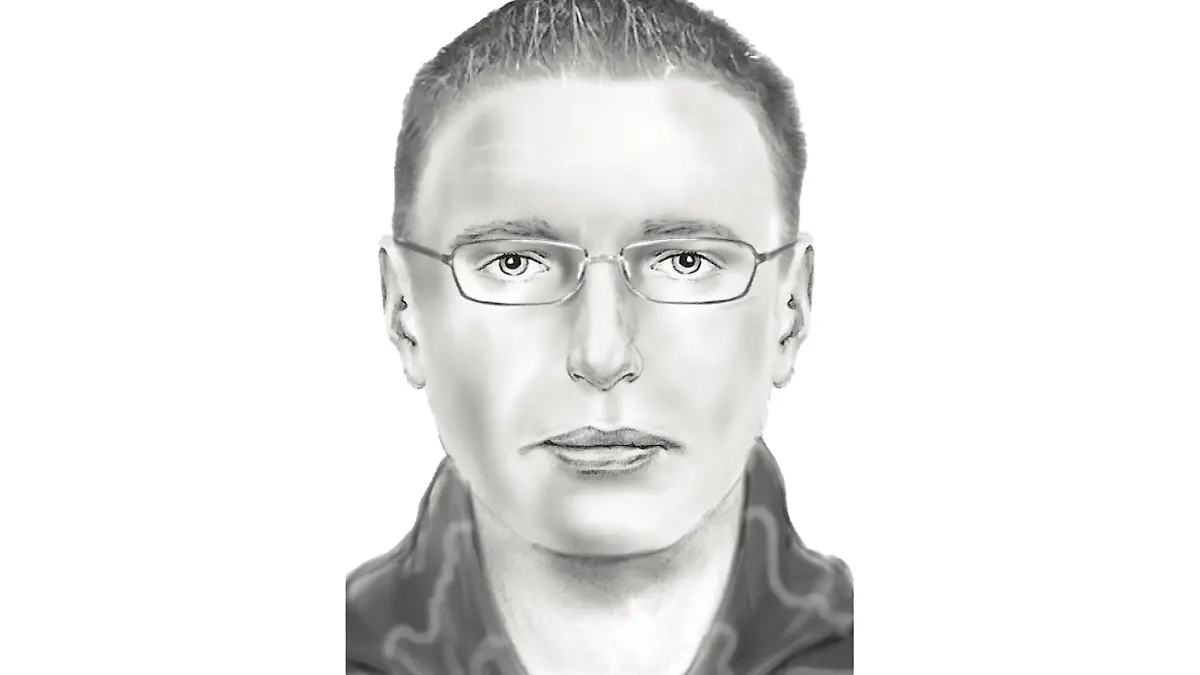 Aufgrund von Zeugenaussagen haben die Ermittler diese Phantomskizze des mutmaßlichen Täters erstellt.