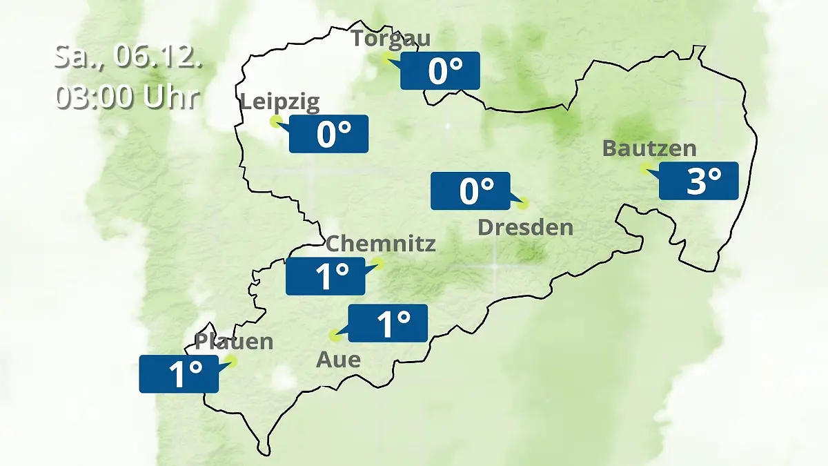 Sachsen: Wie wird das Wetter? Regen- und Wolkenfilm für Chemnitz, Dresden und Leipzig