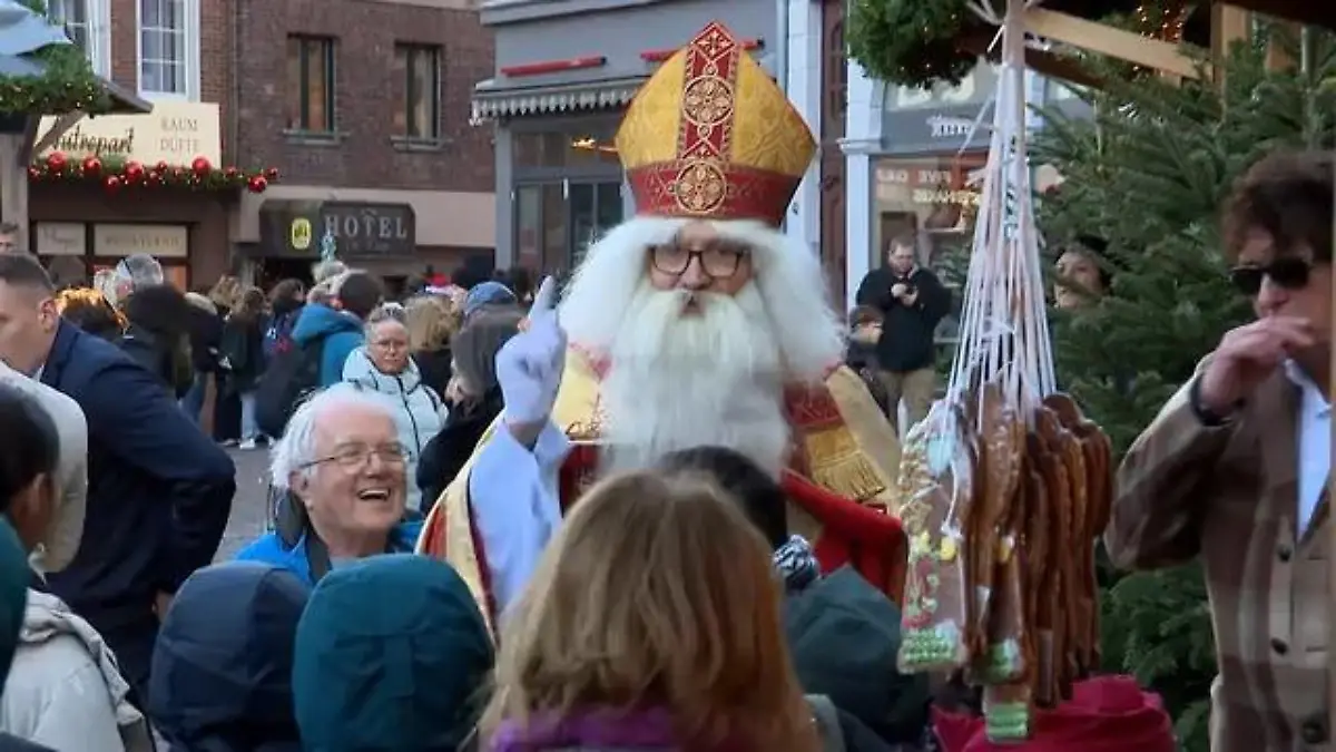 Nikolaus in Aachen Lambertz und Co.