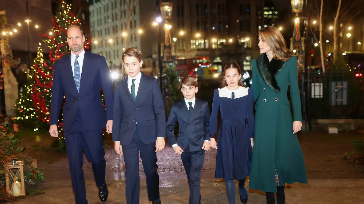 Prinz William und Prinzessin Kate mit George, Louis und Charlotte