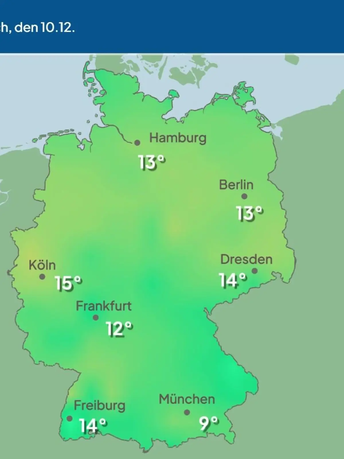 Bild zu: "Im Video: Temperatur-Vorhersage"