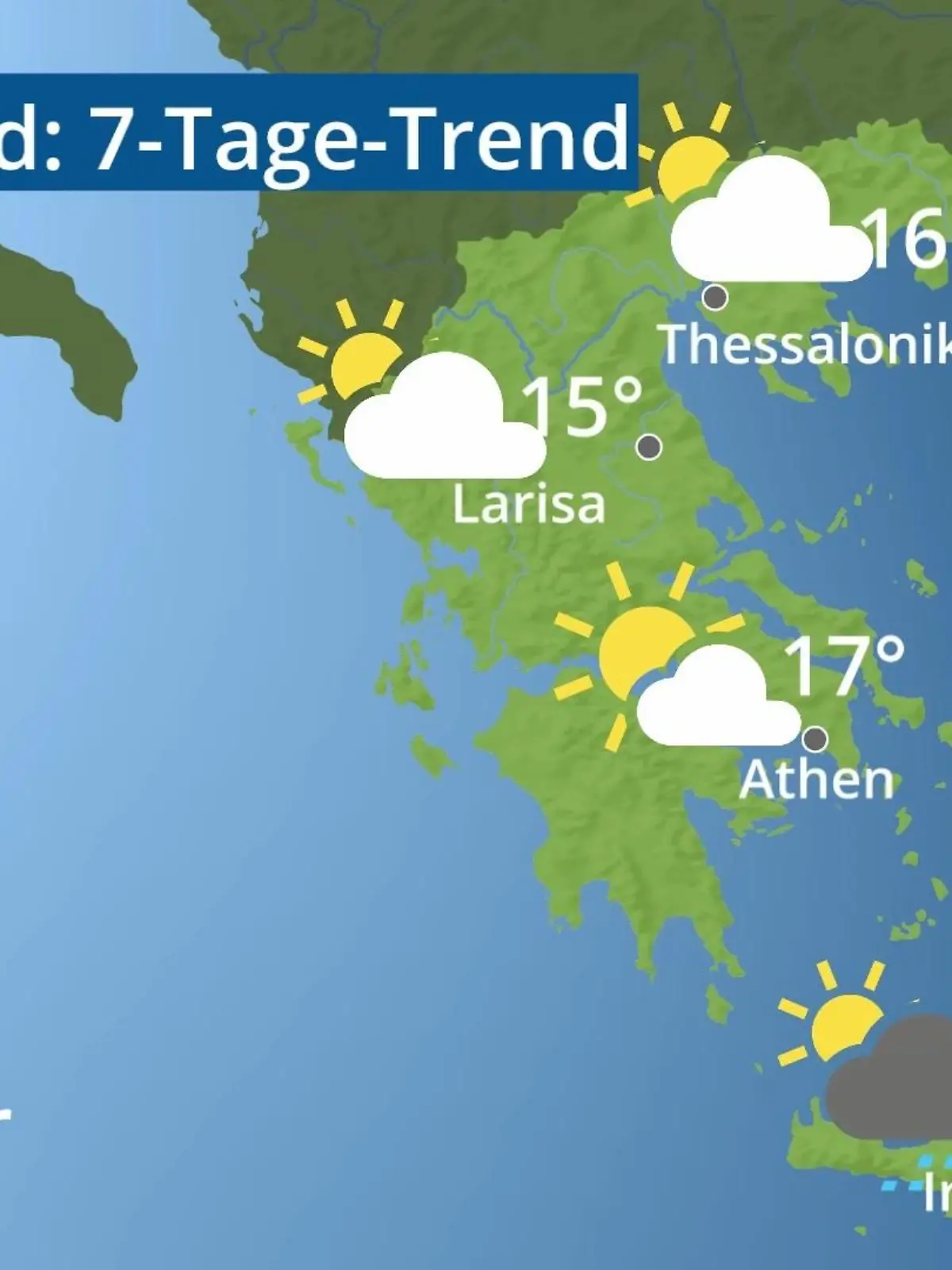 Bild zu: "Griechenland: Wie wird das Wetter?"
