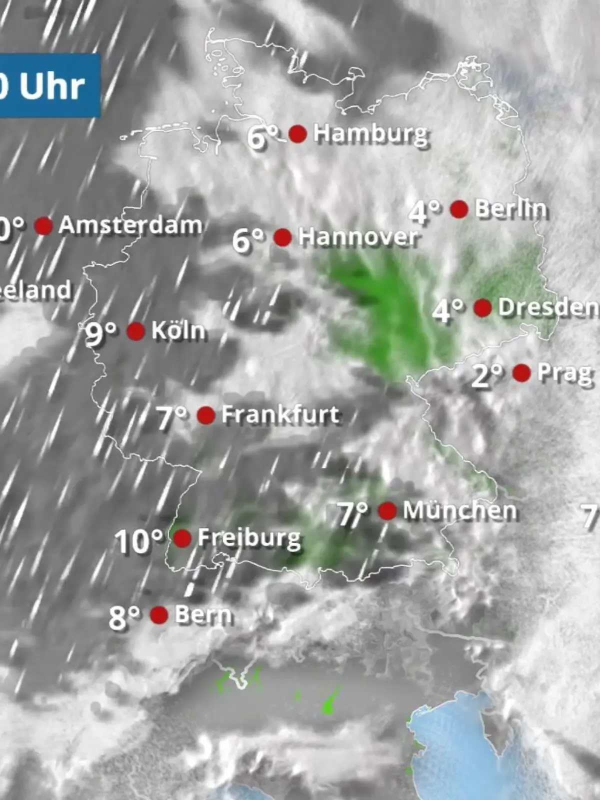 Bild zu: "Regen zieht ins Land und es wird milder"