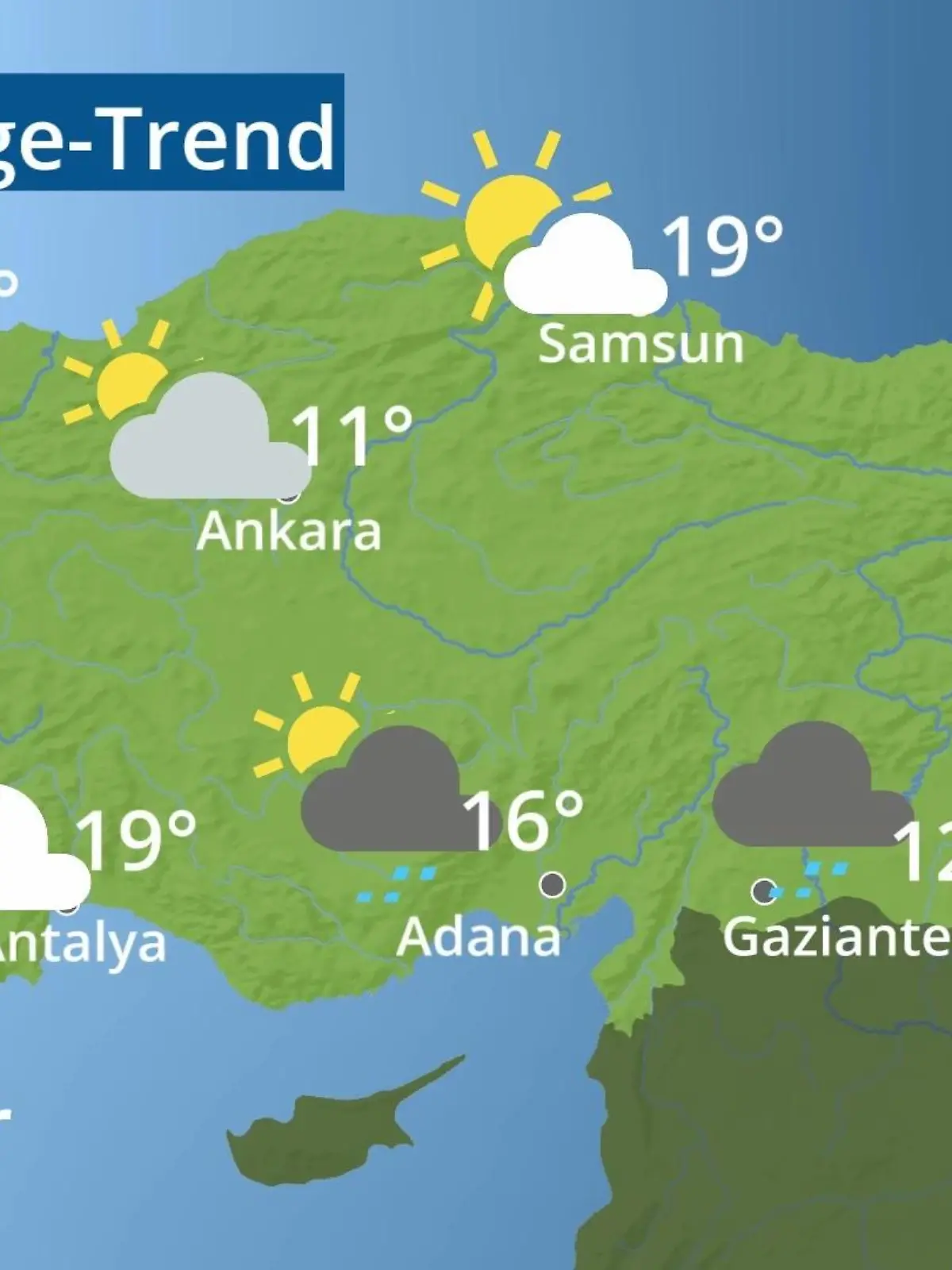 Bild zu: "Türkei: Wie wird das Wetter?"