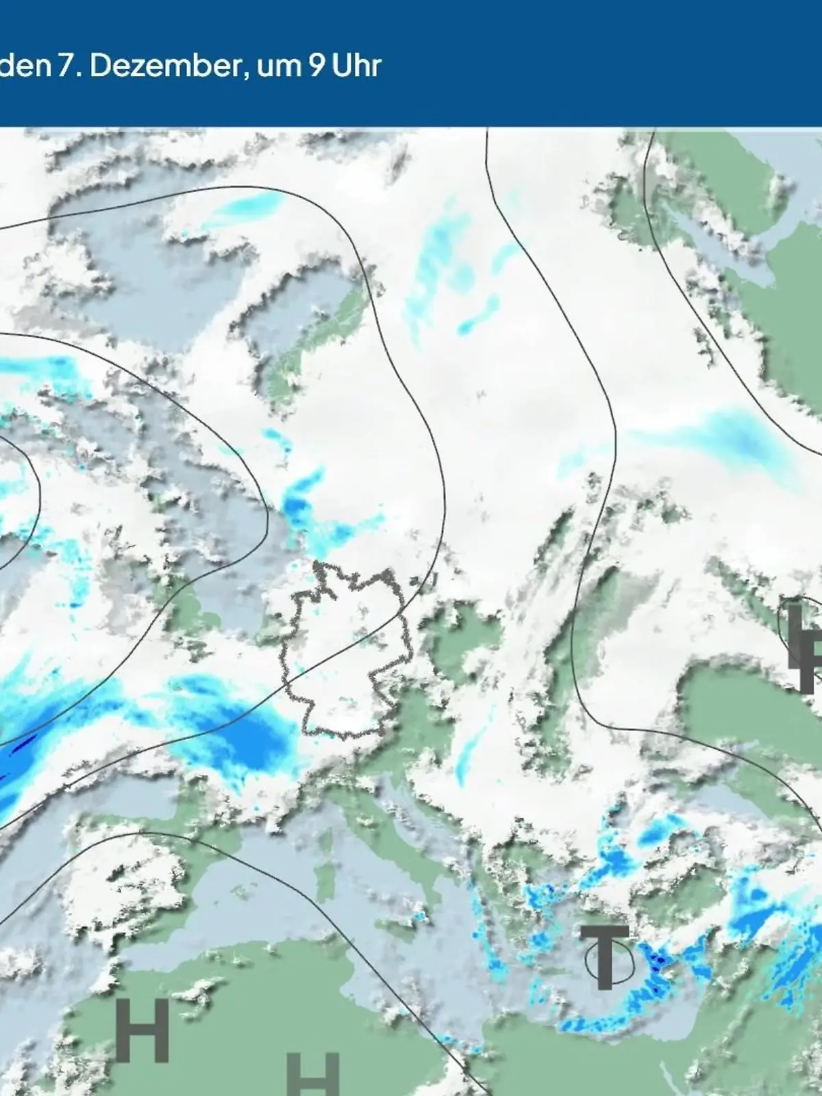 Bild zu: "Die Wetterlage der kommenden 5 Tage"