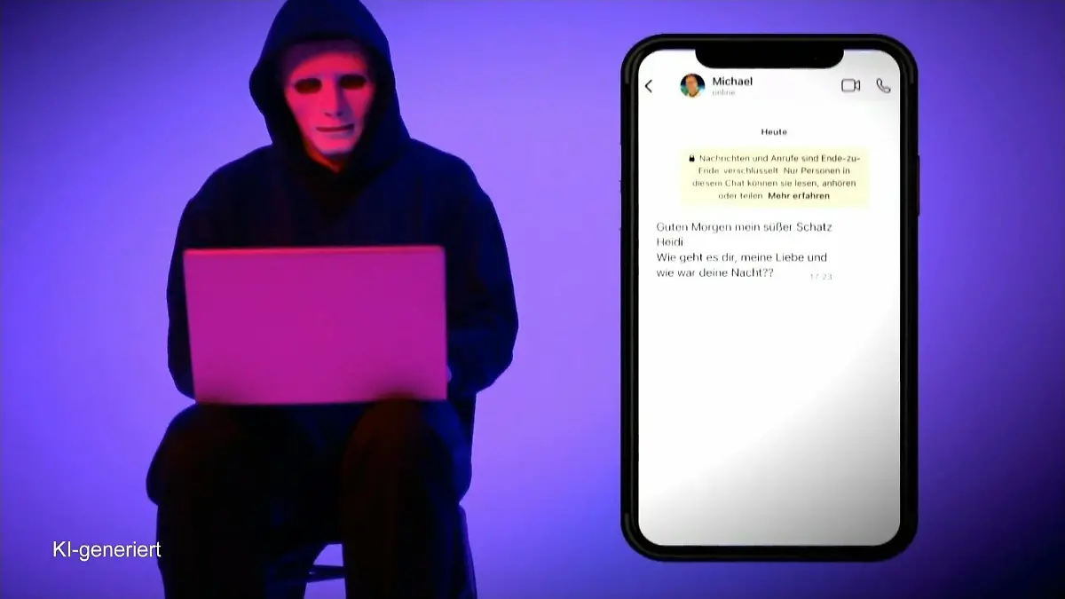 Frau steht plötzlich vor Tür von Gottfried Würcher Love-Scam mit Folgen