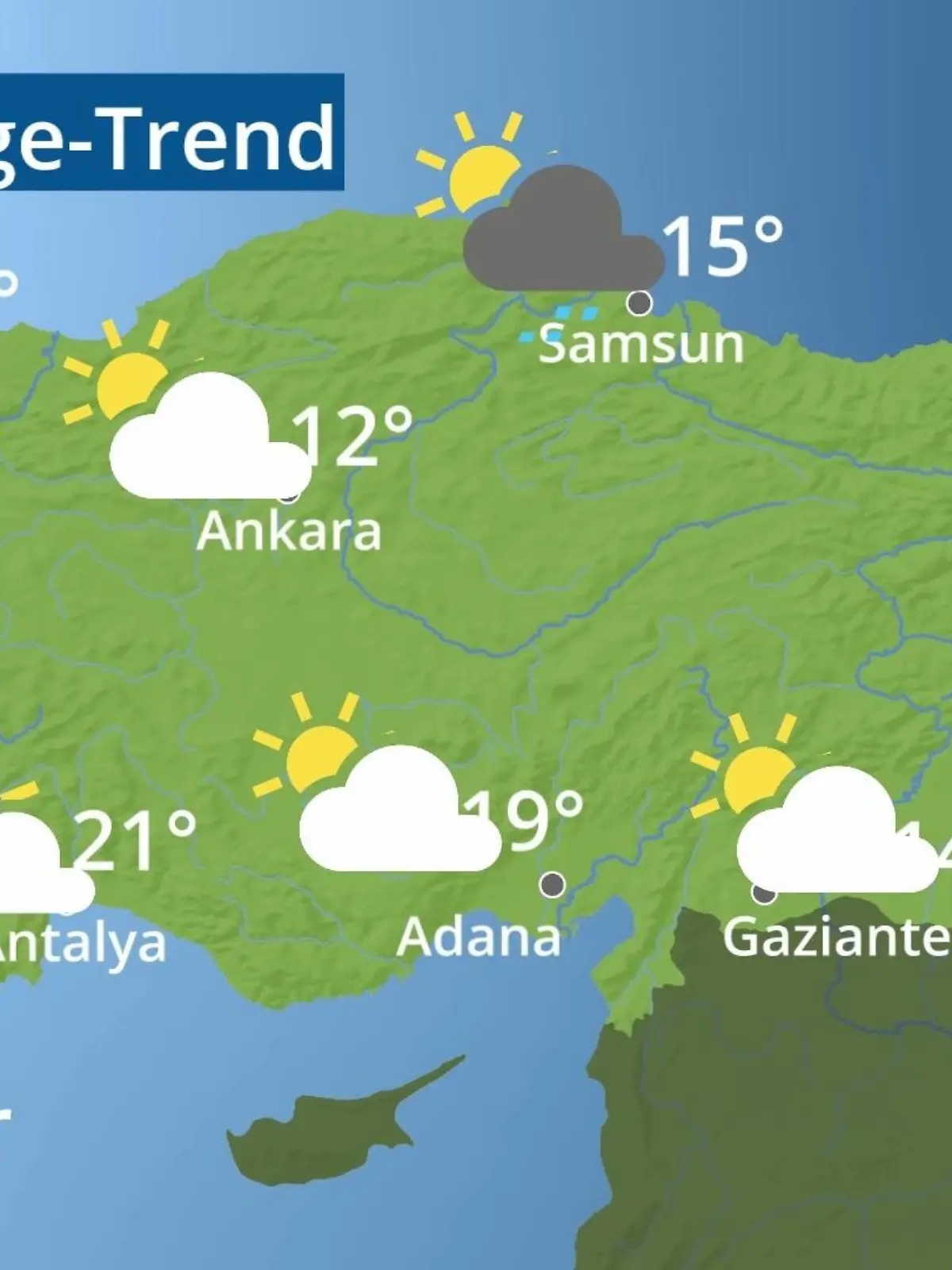Bild zu: "Türkei: Wie wird das Wetter?"
