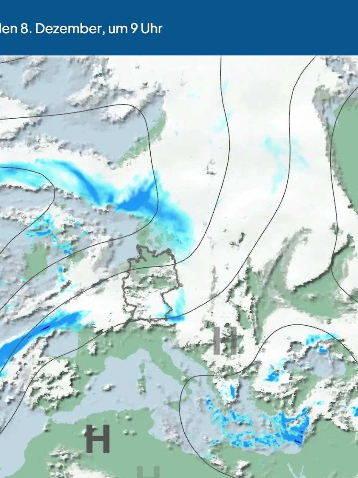Bild zu: "Die Wetterlage der kommenden 5 Tage"