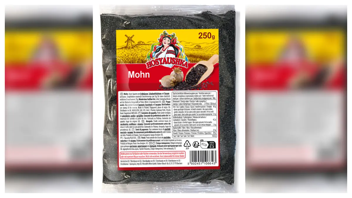 Dieses Mohn-Produkt ist von einem Rückruf betroffen