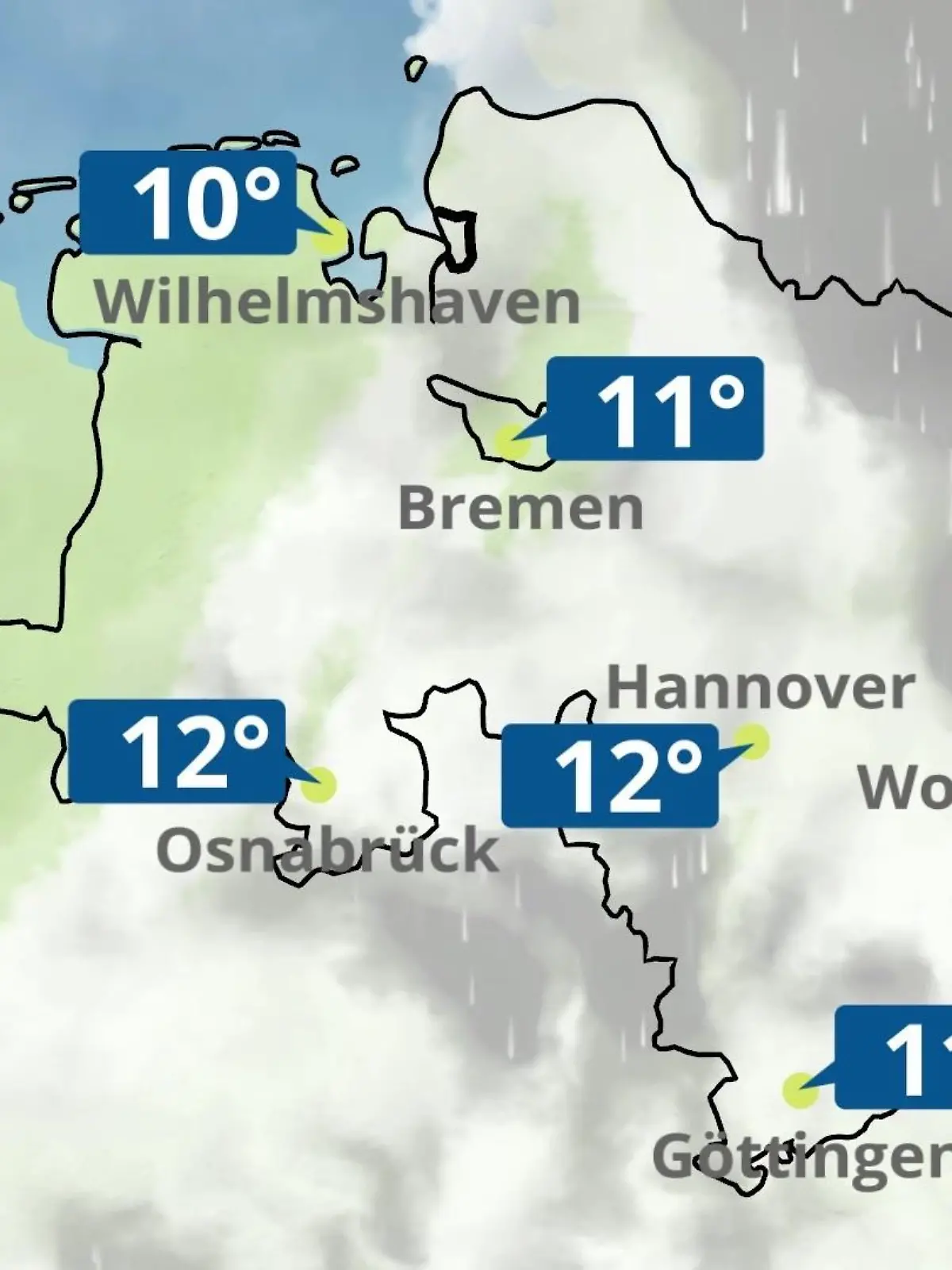 Bild zu: "Bremen und Niedersachsen: Wie wird das Wetter?"