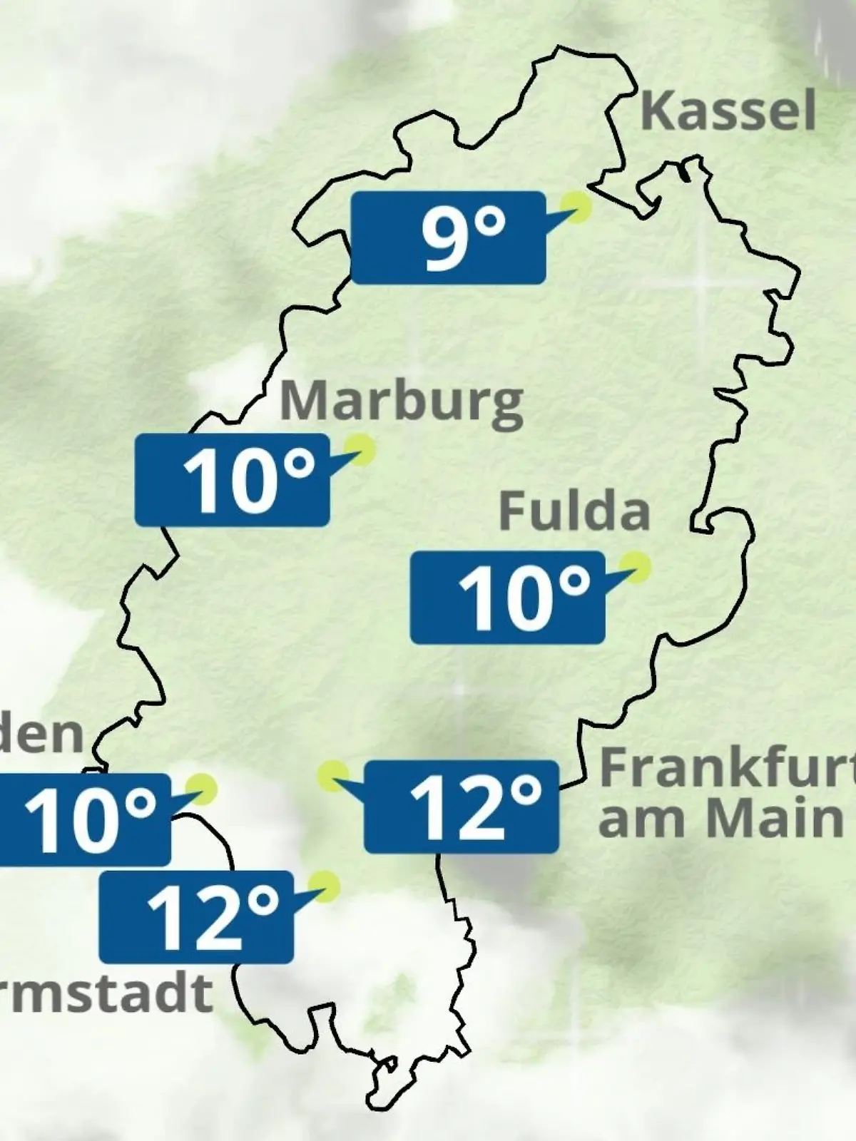 Bild zu: "Hessen: Wie wird das Wetter?"