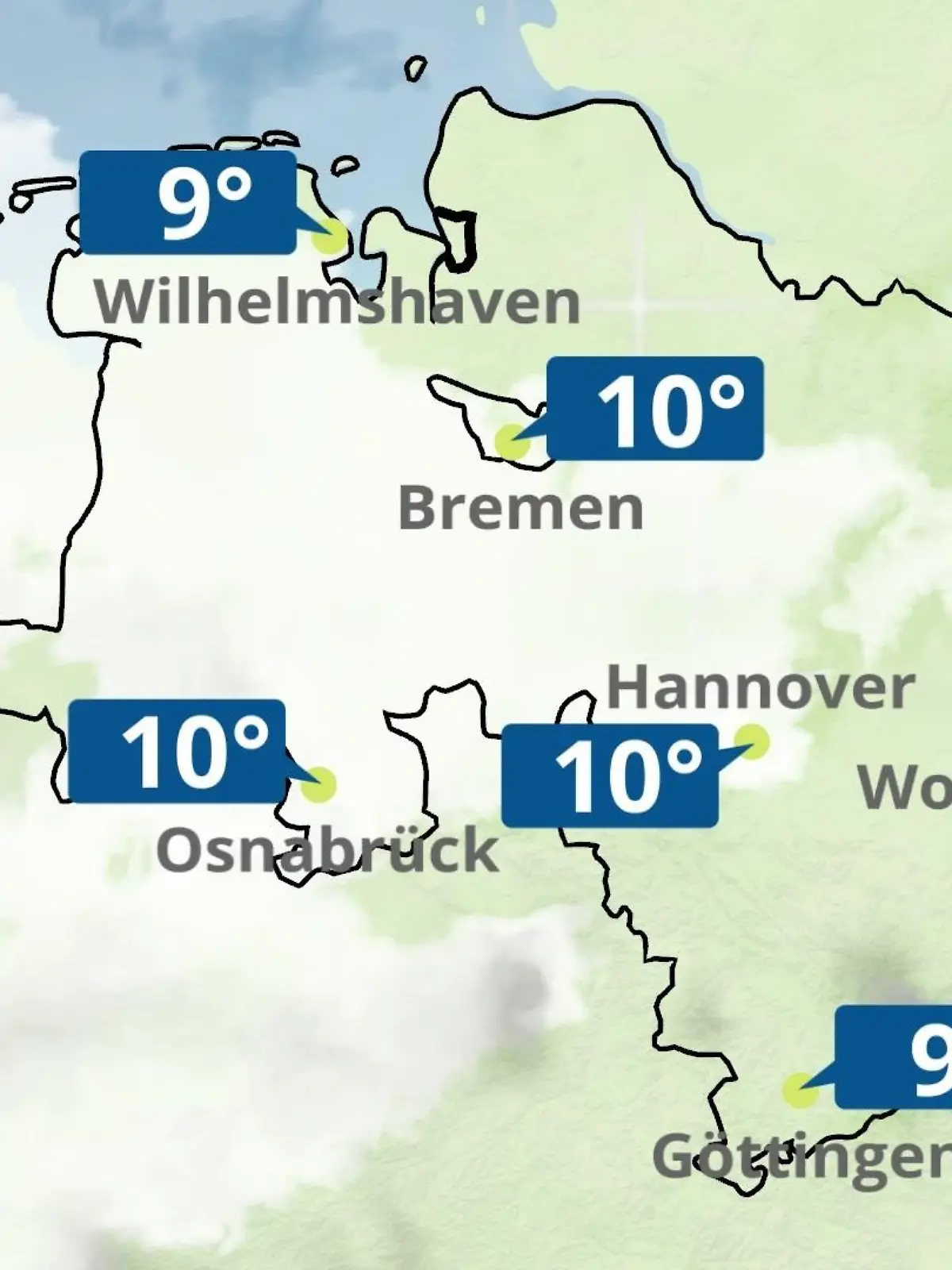 Bild zu: "Bremen und Niedersachsen: Wie wird das Wetter?"