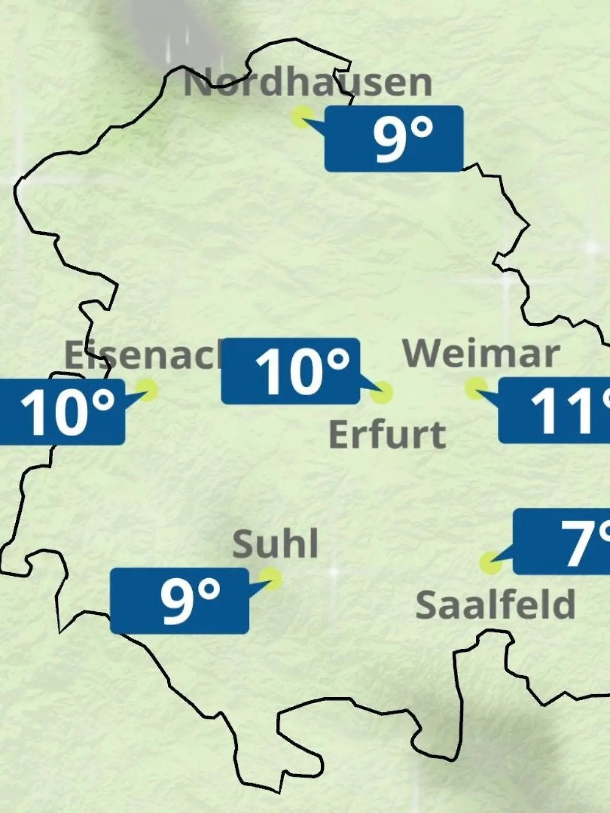 Bild zu: "Thüringen: Wie wird das Wetter?"