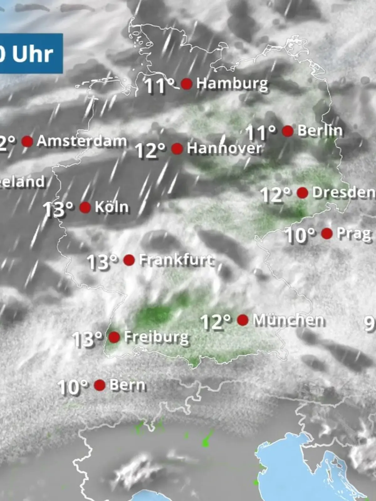 Bild zu: "Ein eher nasser Montag - der Süden im Glück"
