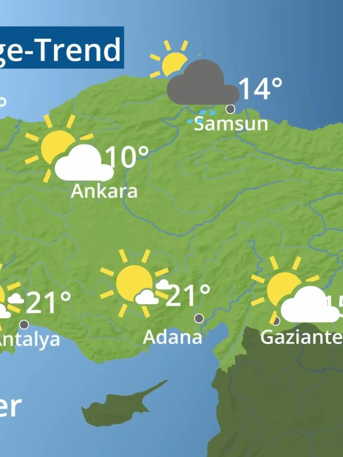 Bild zu: "Türkei: Wie wird das Wetter?"