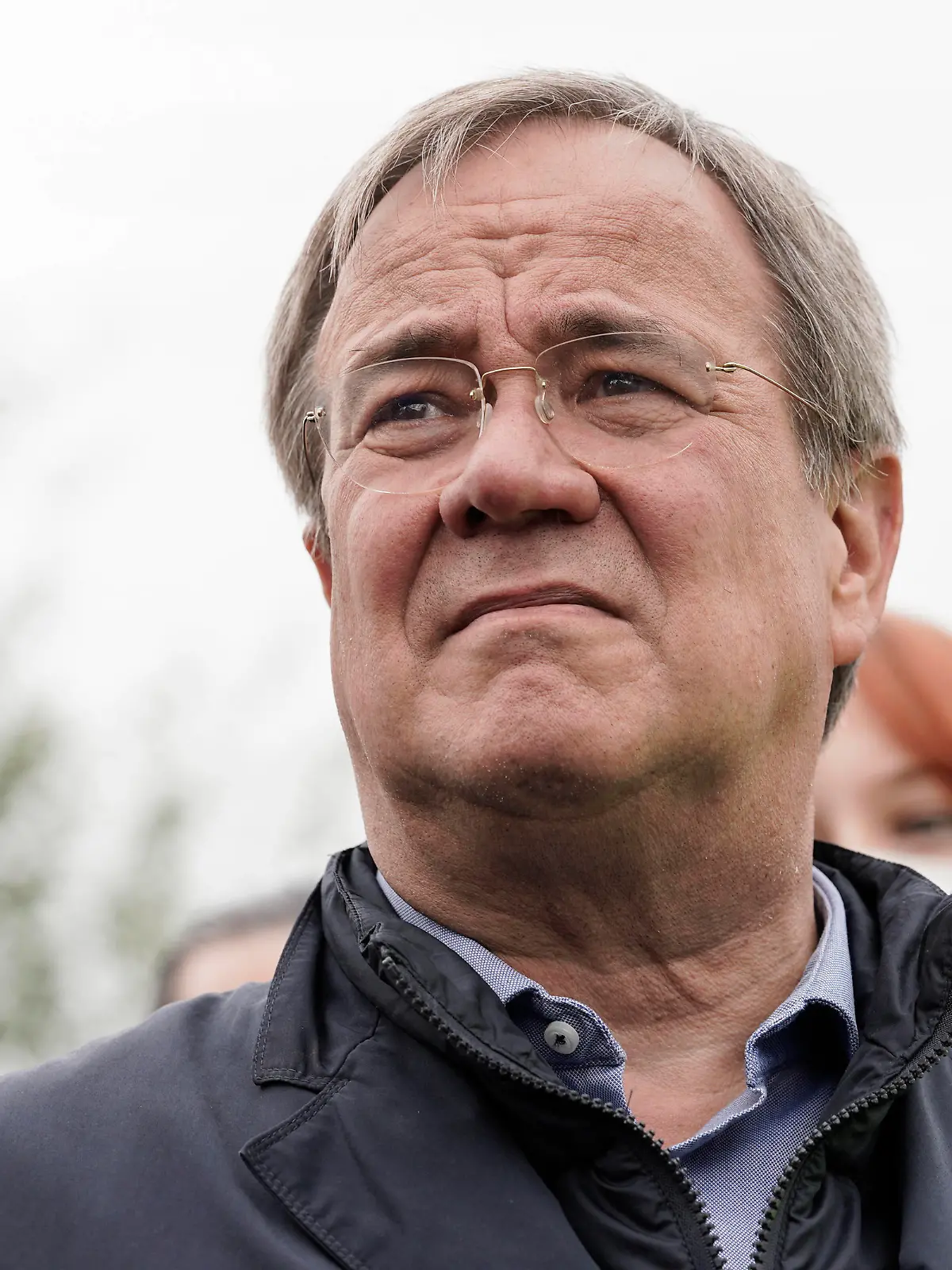  Ministerpraesident von NRW Armin Laschet besucht die vom Unwetter betroffenen Orte Swisttal und Schleiden Aktuell, 02.08.2021, Swisttal-Odendorf Rhein-Sieg-Kreis, Ministerpraesident von Nordrhein-Westfalen, Kanzlerkandidat und CDU-Vorsitzenden Armin Laschet im Portrait vor Ort in den von Unwetter betroffenen Gemeinde Swisttal um sich ein aktuelles Bild von den Schaeden und den Aufraeumarbeiten zu machen. Swisttal Nordrhein-Westfalen Deutschland *** Prime Minister of North Rhine-Westphalia Armin Laschet visits the places affected by the storm Swisttal and Schleiden Current, 02 08 2021, Swisttal Odendorf Rhein Sieg Kreis , Prime Minister of North Rhine-Westphalia, candidate for chancellor and CDU chairman Armin Laschet in the portrait on