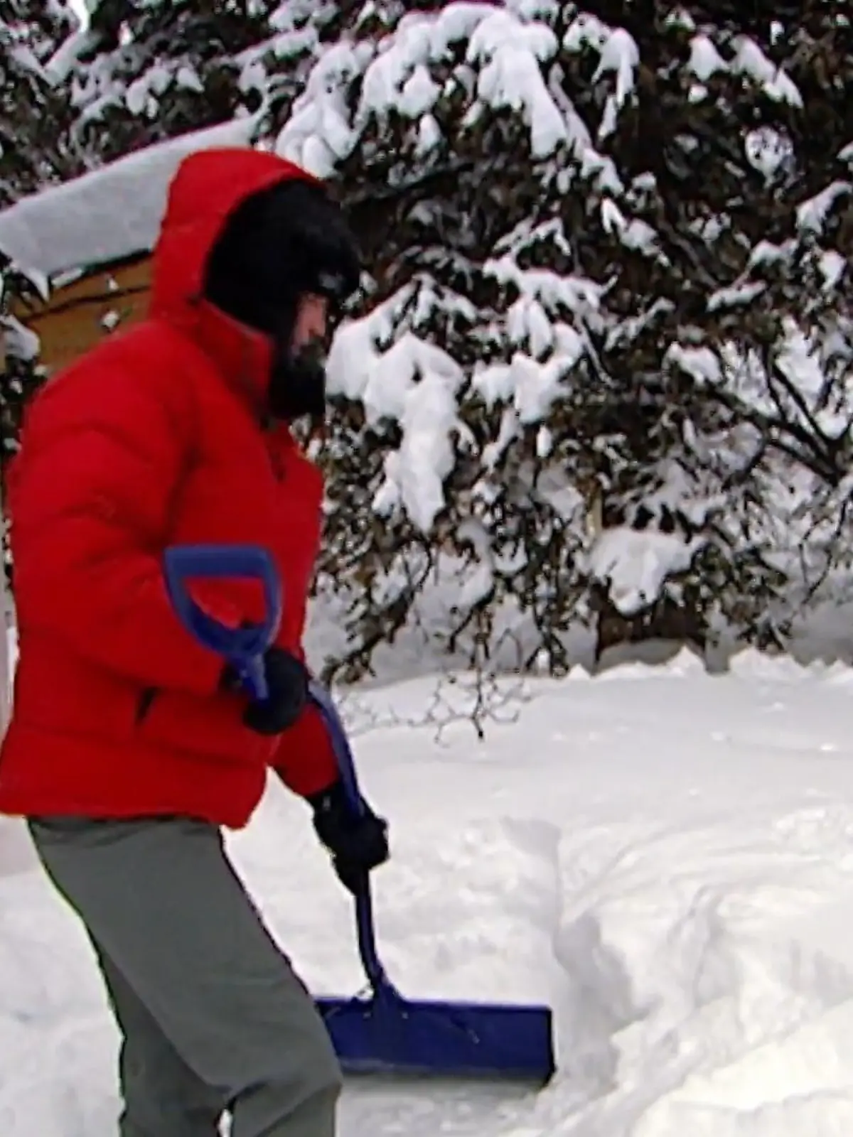 Bild zu: "Manuela übernimmt das Schneeschippen"