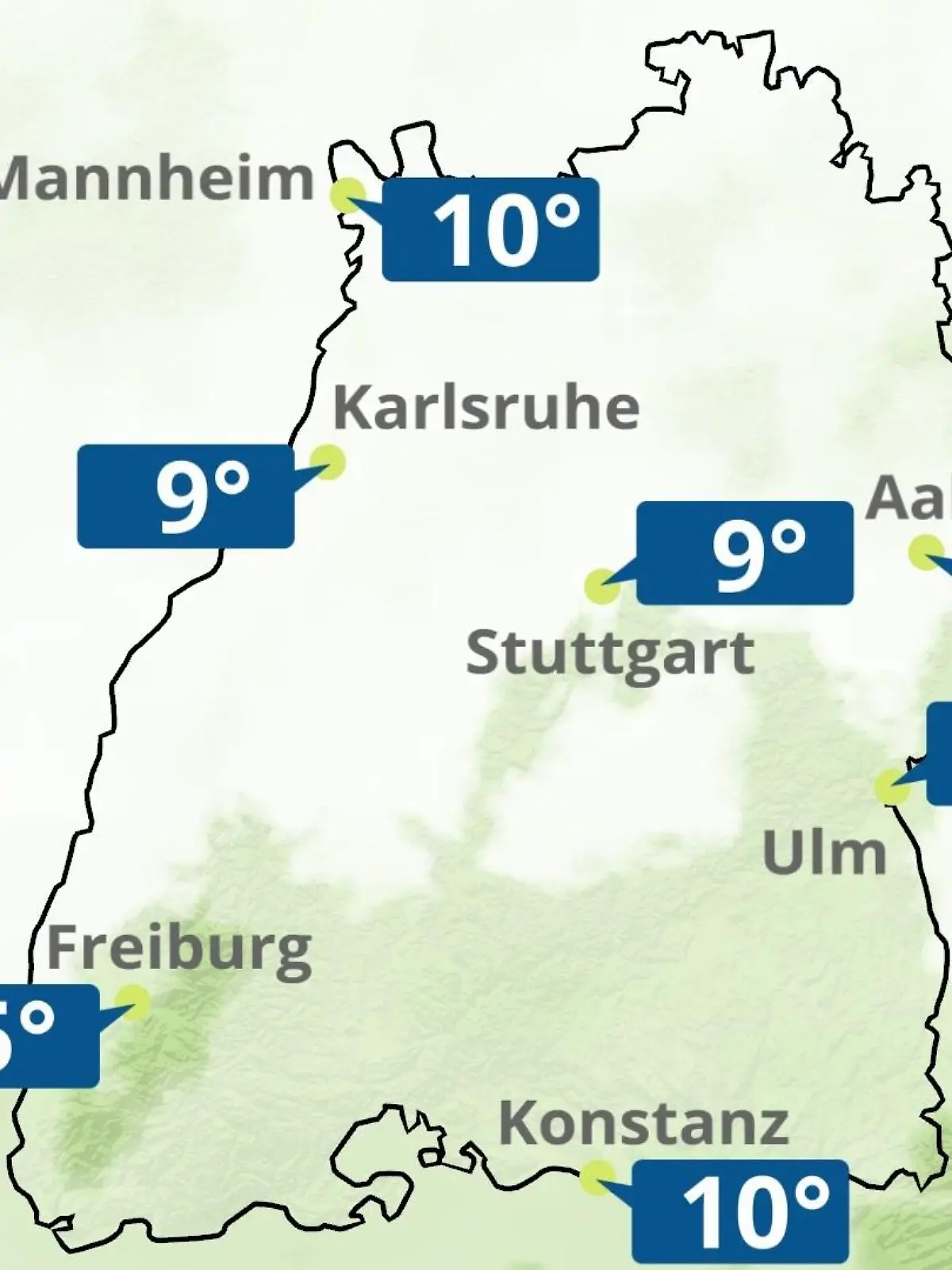 Bild zu: "Baden-Württemberg: Wie wird das Wetter?"