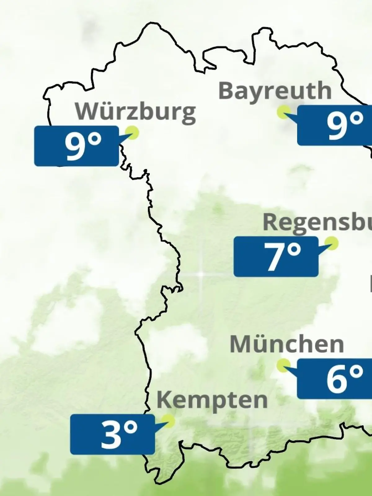 Bild zu: "Bayern: Wie wird das Wetter?"
