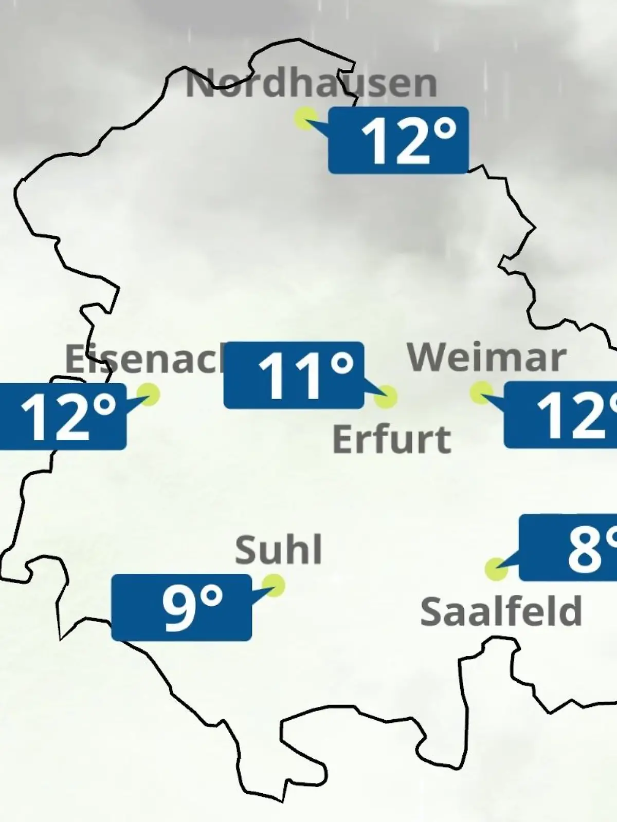 Bild zu: "Thüringen: Wie wird das Wetter?"