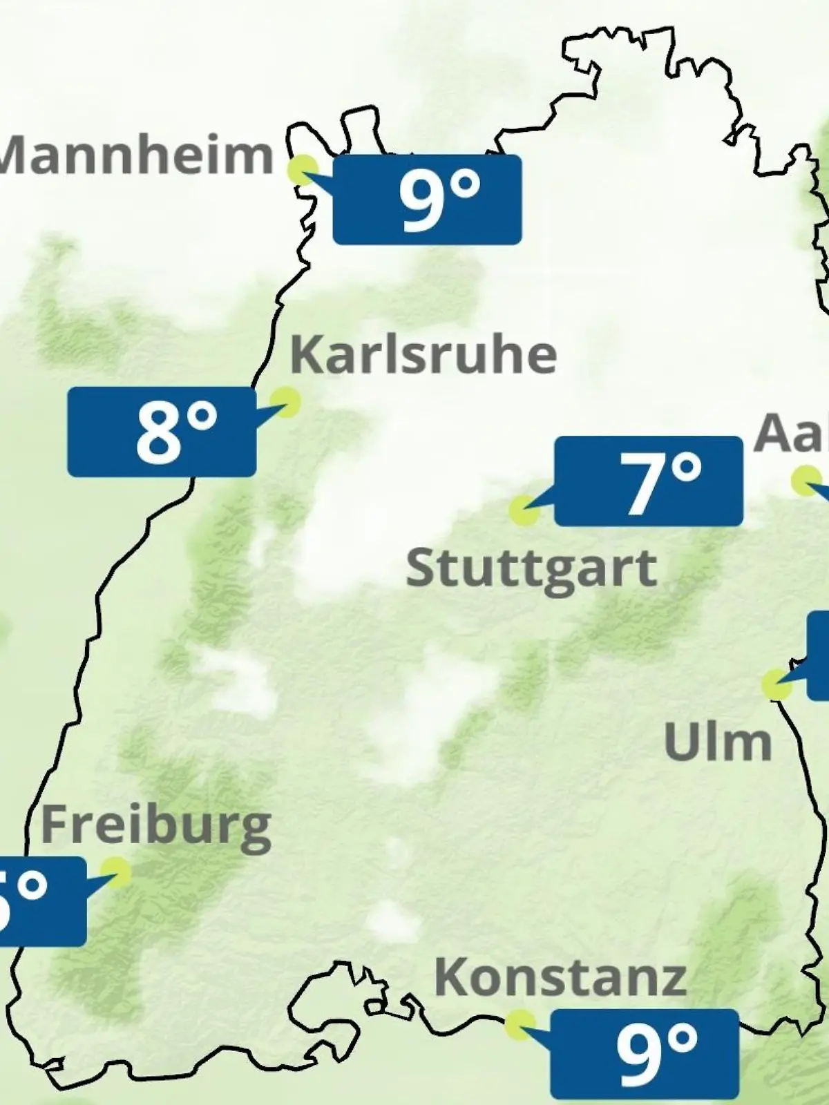 Bild zu: "Baden-Württemberg: Wie wird das Wetter?"