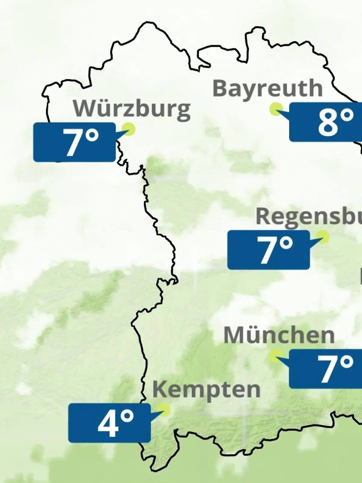 Bild zu: "Bayern: Wie wird das Wetter?"