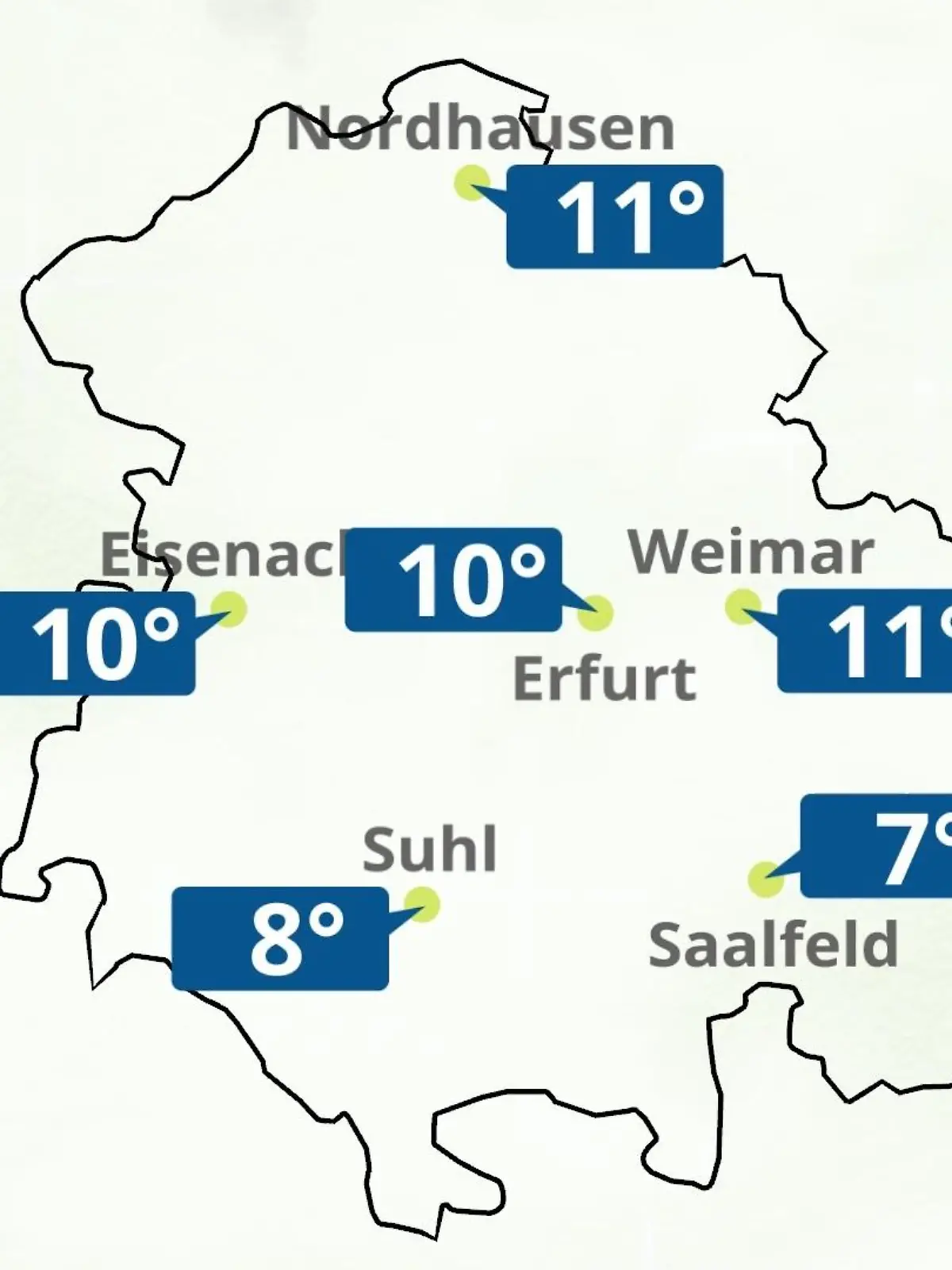Bild zu: "Thüringen: Wie wird das Wetter?"