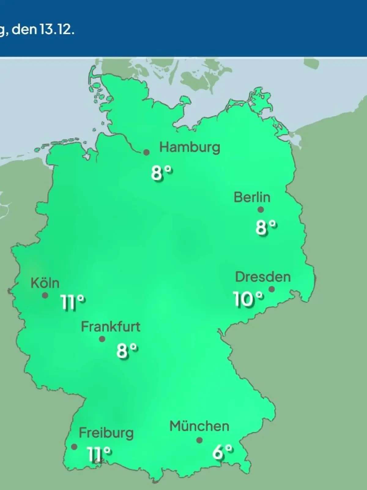 Bild zu: "Im Video: Temperatur-Vorhersage"