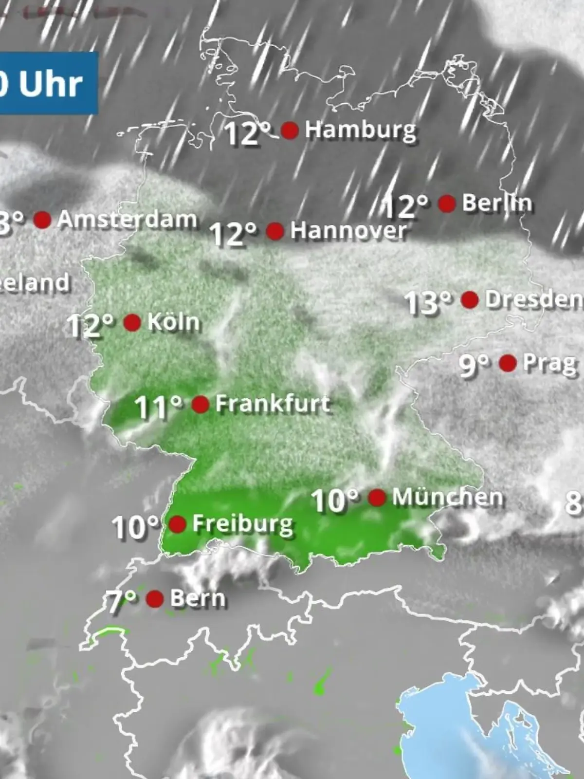 Bild zu: "Regen im Norden - Sonne im Süden"
