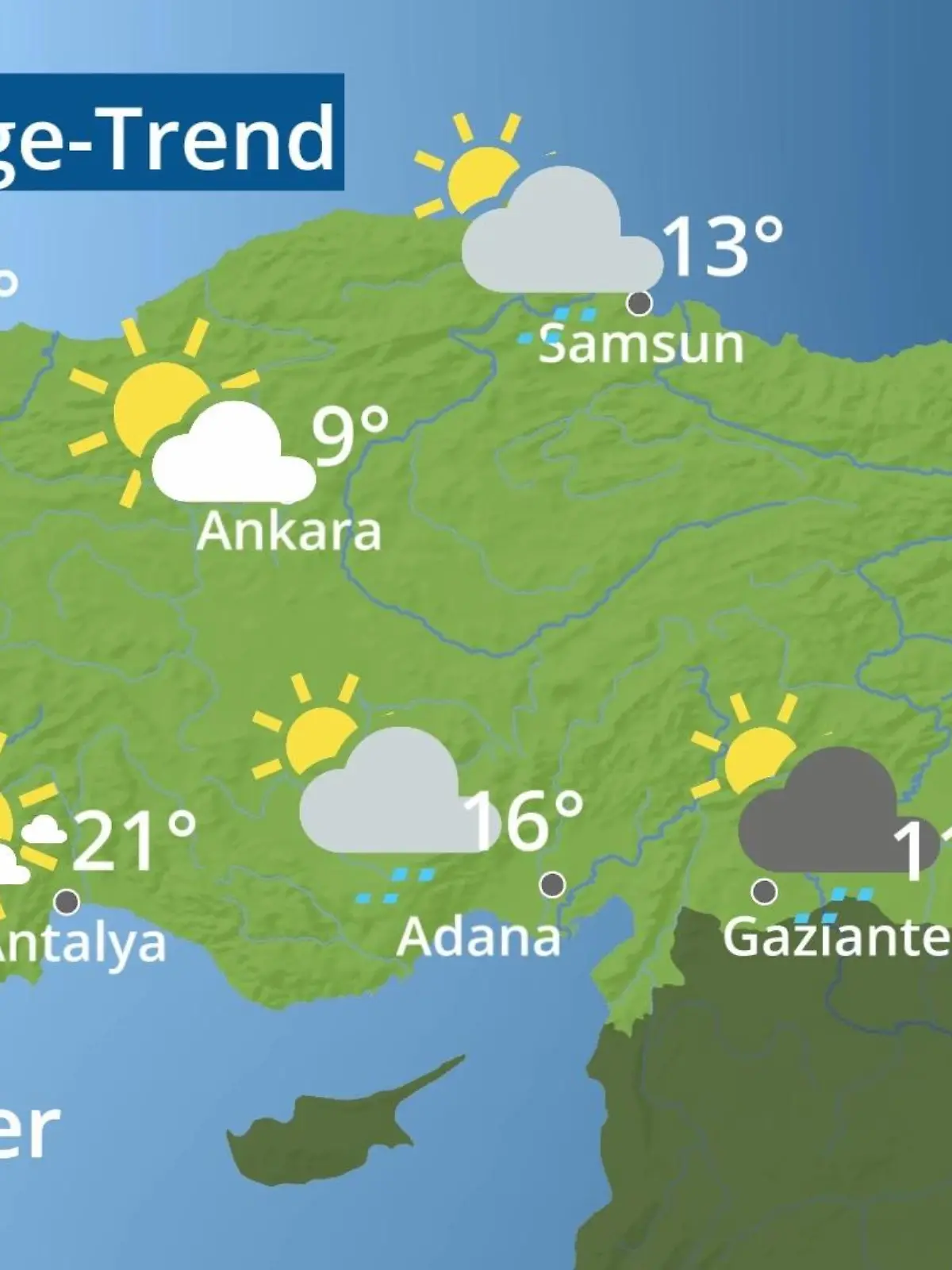 Bild zu: "Türkei: Wie wird das Wetter?"