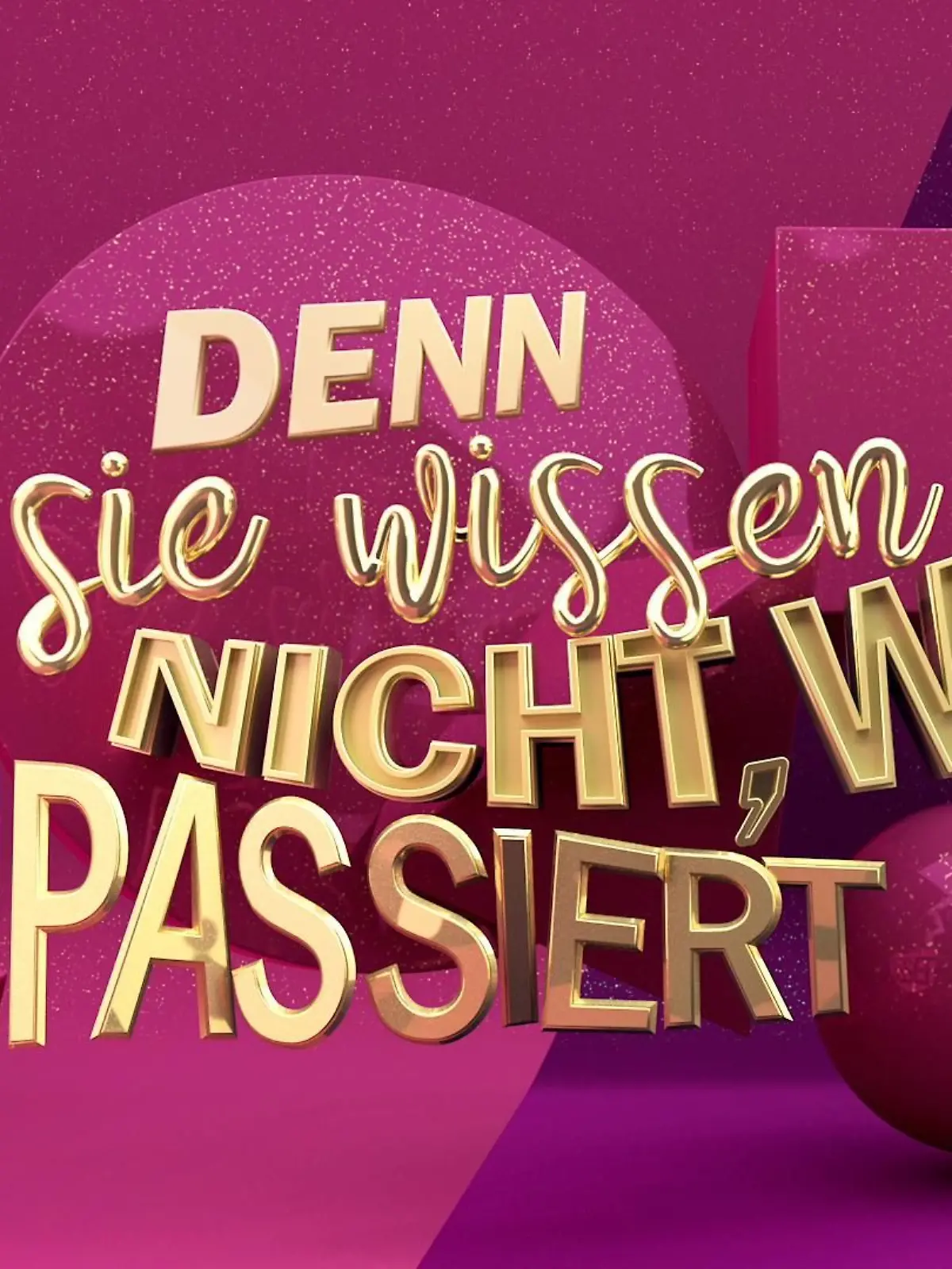 Das Logo von „Denn sie wissen nicht, was passiert”.