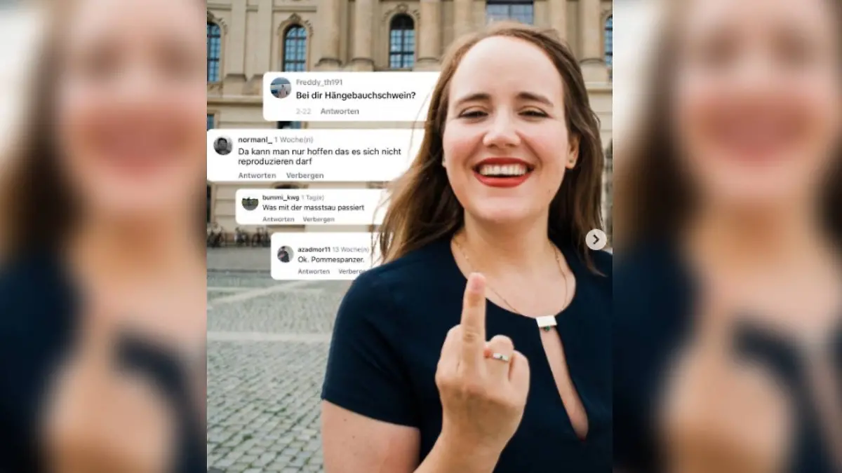 Screenshot aus Langs Instagram-Post