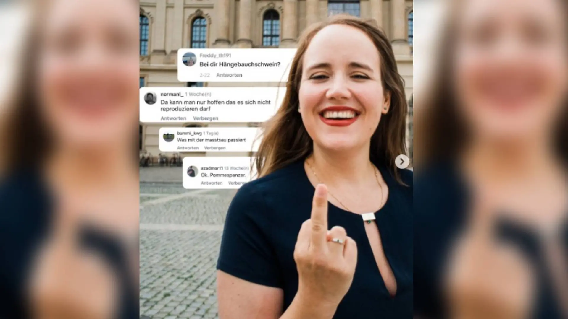 Screenshot aus Langs Instagram-Post 