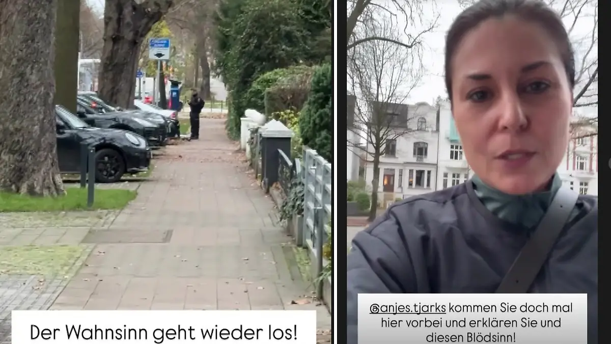 Vanessa Blumhagen macht ihrem Ärger über die Parksituation in Hamburg unverblümt Luft.