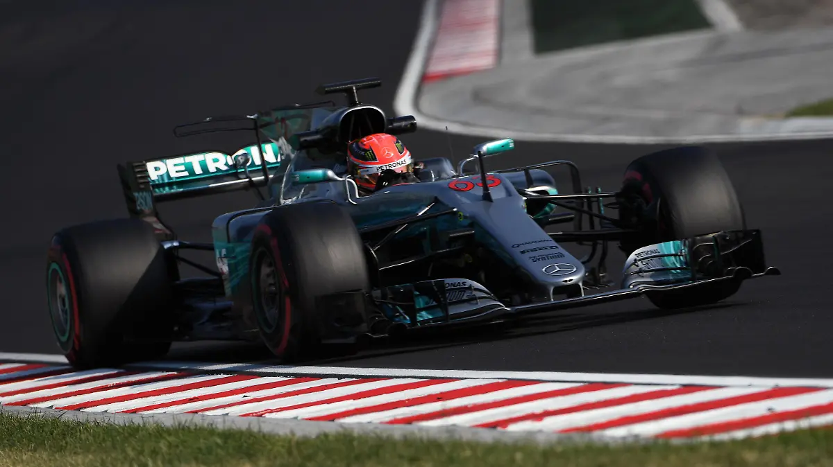 Hungarian F1 Testing George Russell (GBR) Mercedes-Benz F1 W08 Hybrid at Formula One Testing, Day Two, Hungaroring, Hungary, Wednesday 2 August 2017. PUBLICATIONxINxGERxSUIxAUTxHUNxONLY dcd1702au517