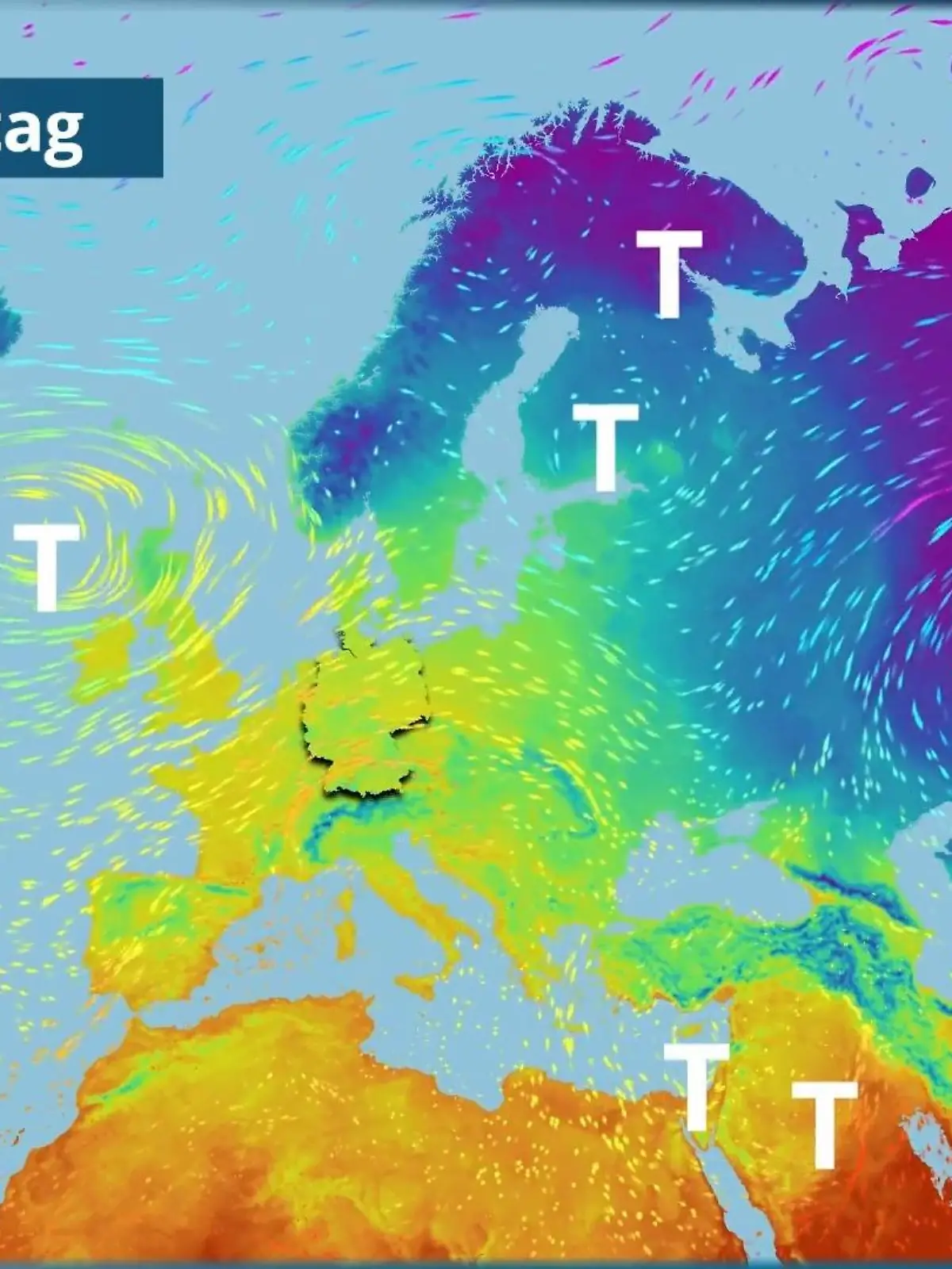 Bild zu: "Vorläufiger Höhepunkt der Temperaturen ist erreicht"