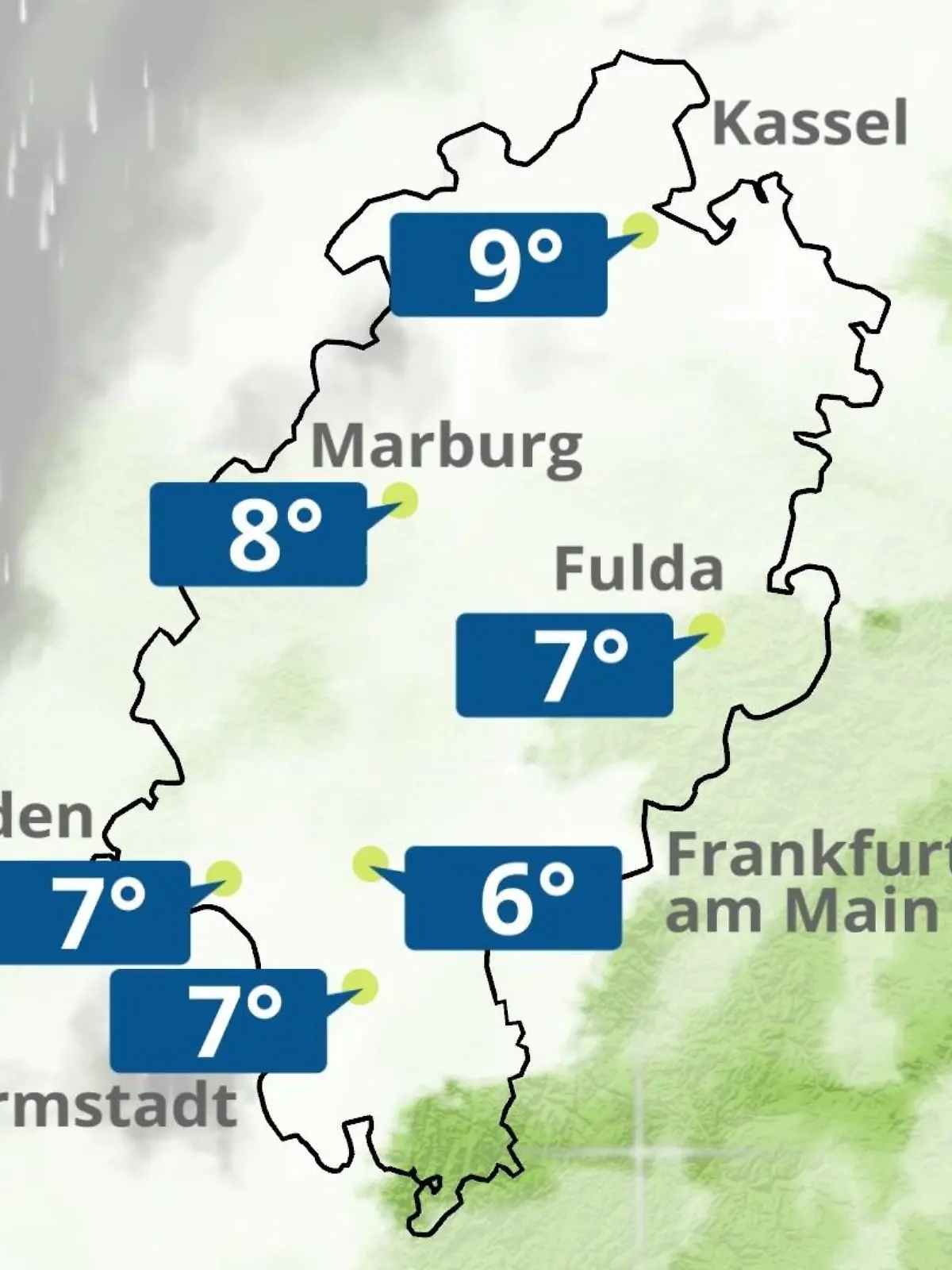 Bild zu: "Hessen: Wie wird das Wetter?"