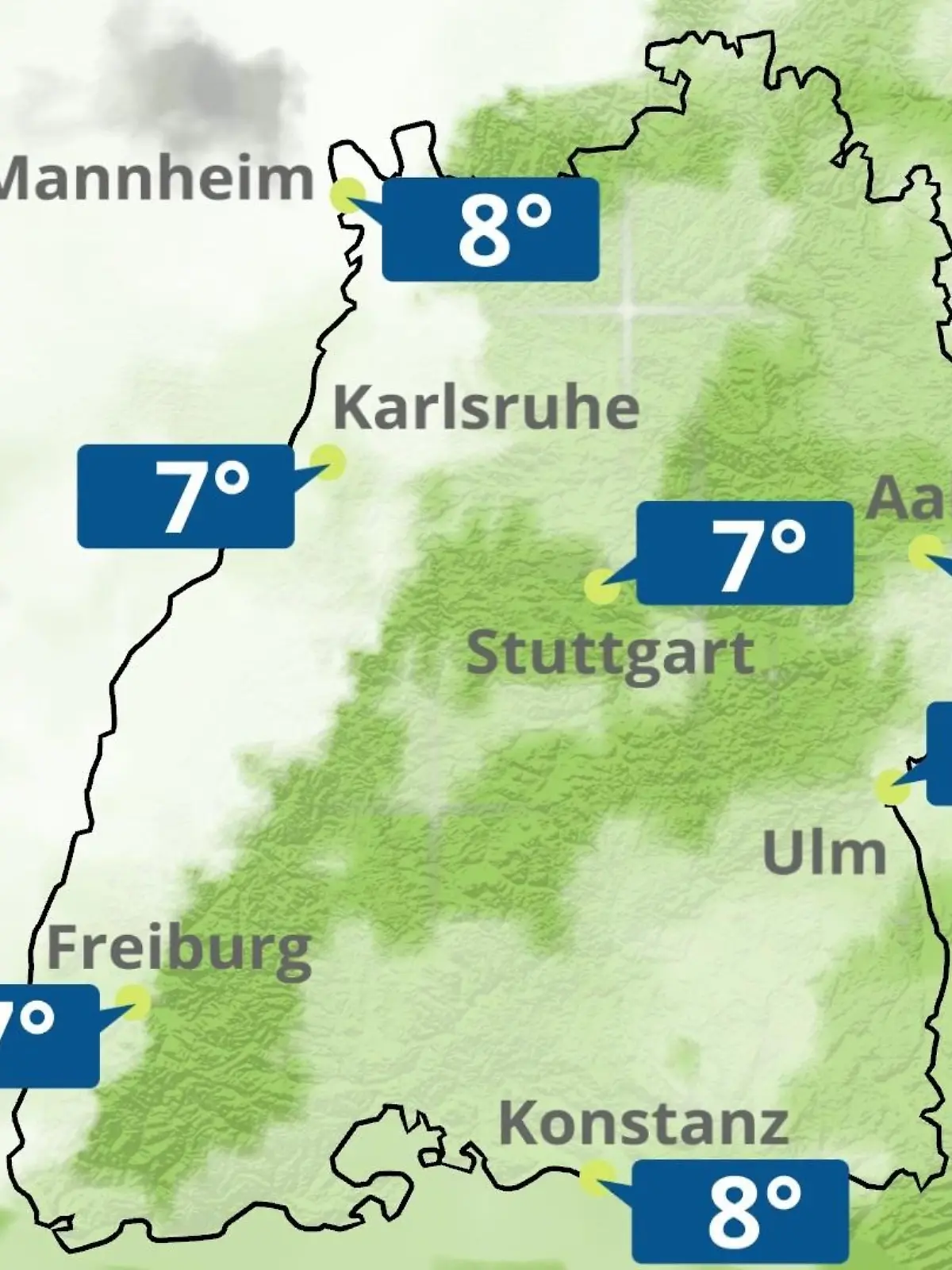 Bild zu: "Baden-Württemberg: Wie wird das Wetter?"