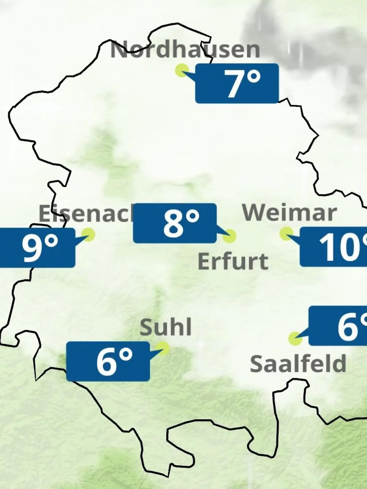 Bild zu: "Thüringen: Wie wird das Wetter?"