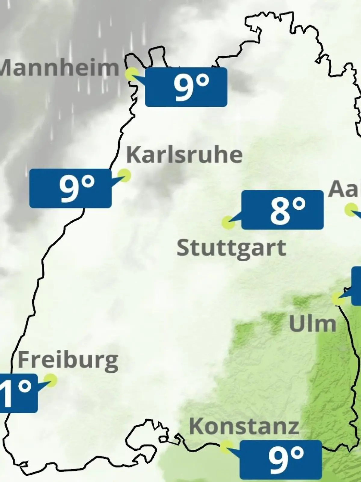 Bild zu: "Baden-Württemberg: Wie wird das Wetter?"