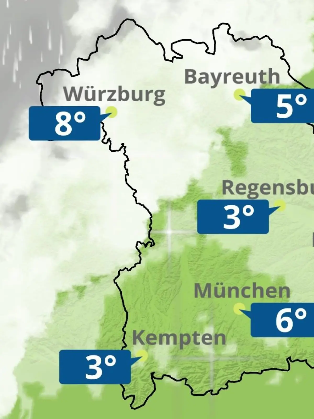 Bild zu: "Bayern: Wie wird das Wetter?"