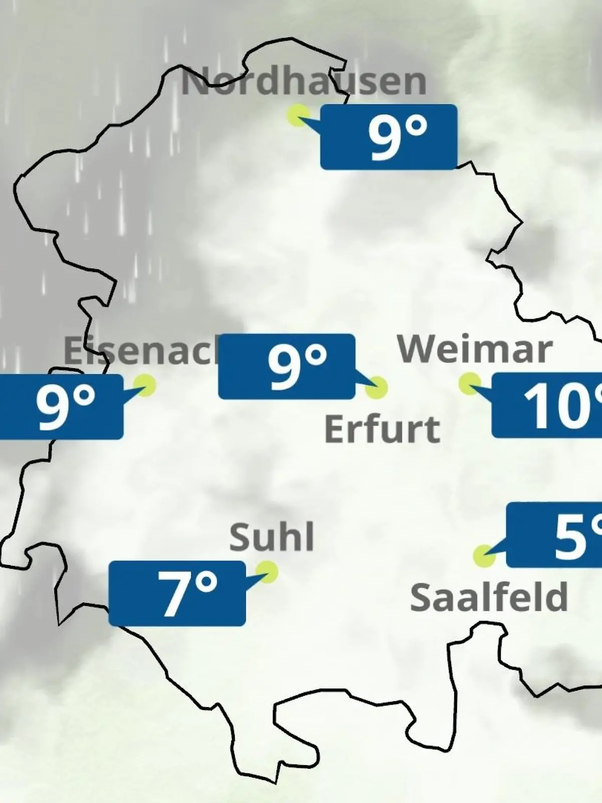 Bild zu: "Thüringen: Wie wird das Wetter?"