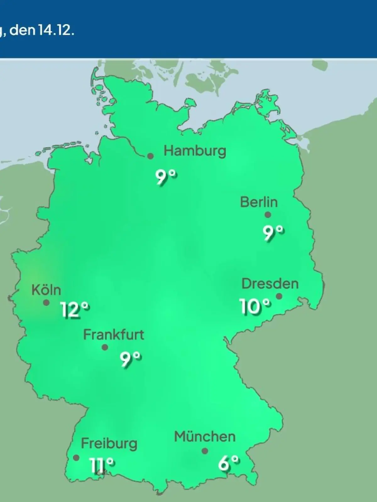 Bild zu: "Im Video: Temperatur-Vorhersage"