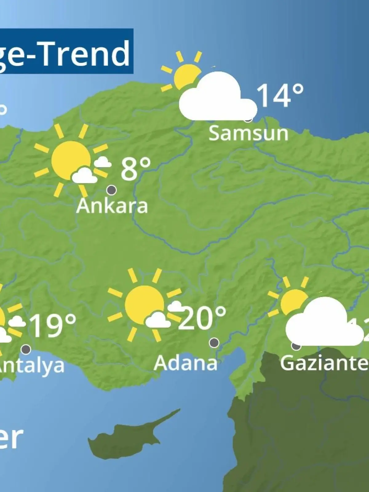 Bild zu: "Türkei: Wie wird das Wetter?"